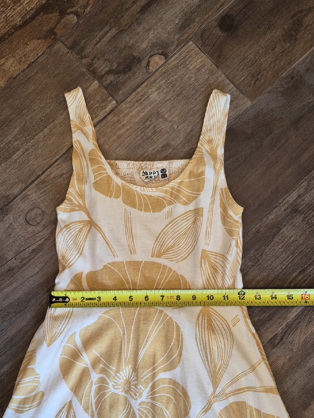 XXS/XS Happy Earth 100% Organic Cotton Sleeveless Lily Midi Dress|Poppies - Picture 13 of 14